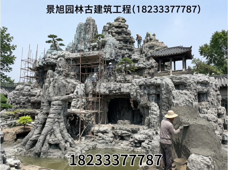 安新县景旭园林古建筑工程展示图